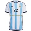 Original Fußballtrikot Argentinien L. MARTINEZ 22 Heimtrikot WM 2022 Für Herren